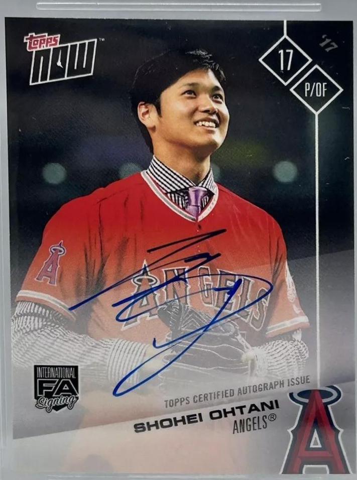 Shohei Ohtani #8 2017 Topps Now Baseball