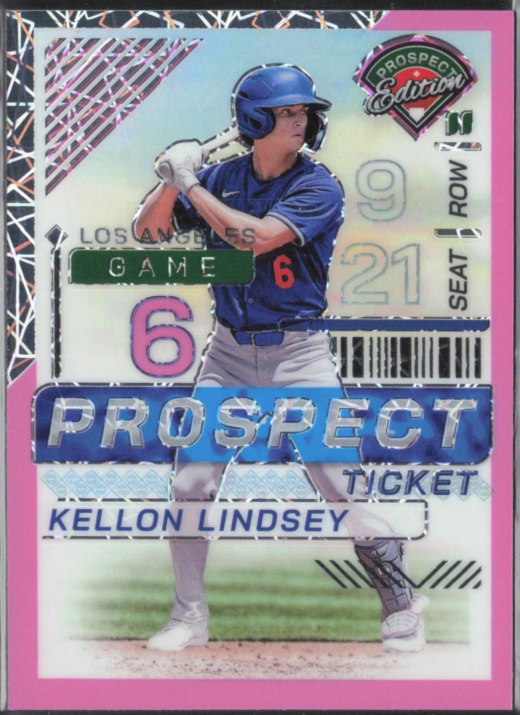 Kellon Lindsey [Pink Velocity Ticket Holo] #10