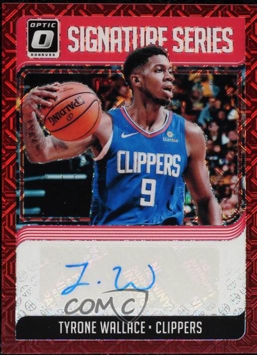 Tyrone Wallace #TWL 2018 Panini Donruss Optic Signature Series Basketball