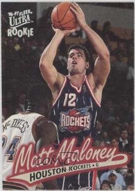 Matt Maloney #192 Basketball Cards 1996 Ultra