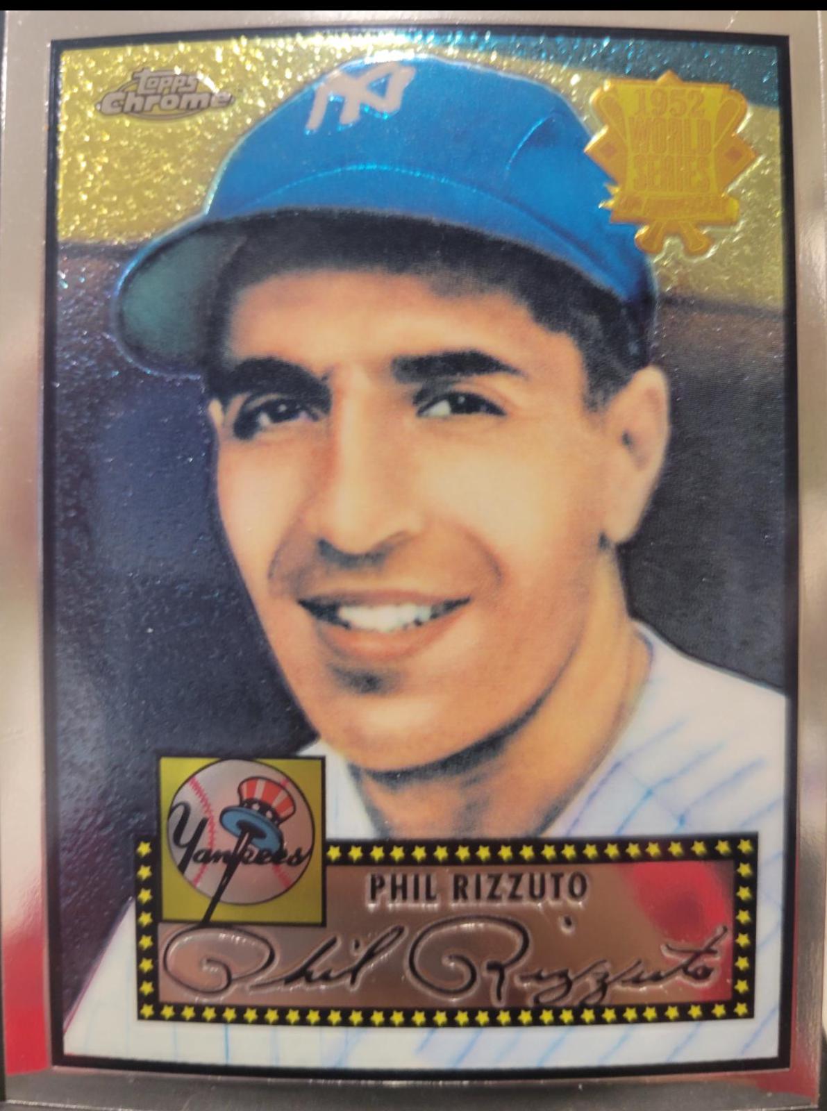 Phil Rizzuto #52R-7 Baseball Cards 2002 Topps Chrome 1952 Reprints