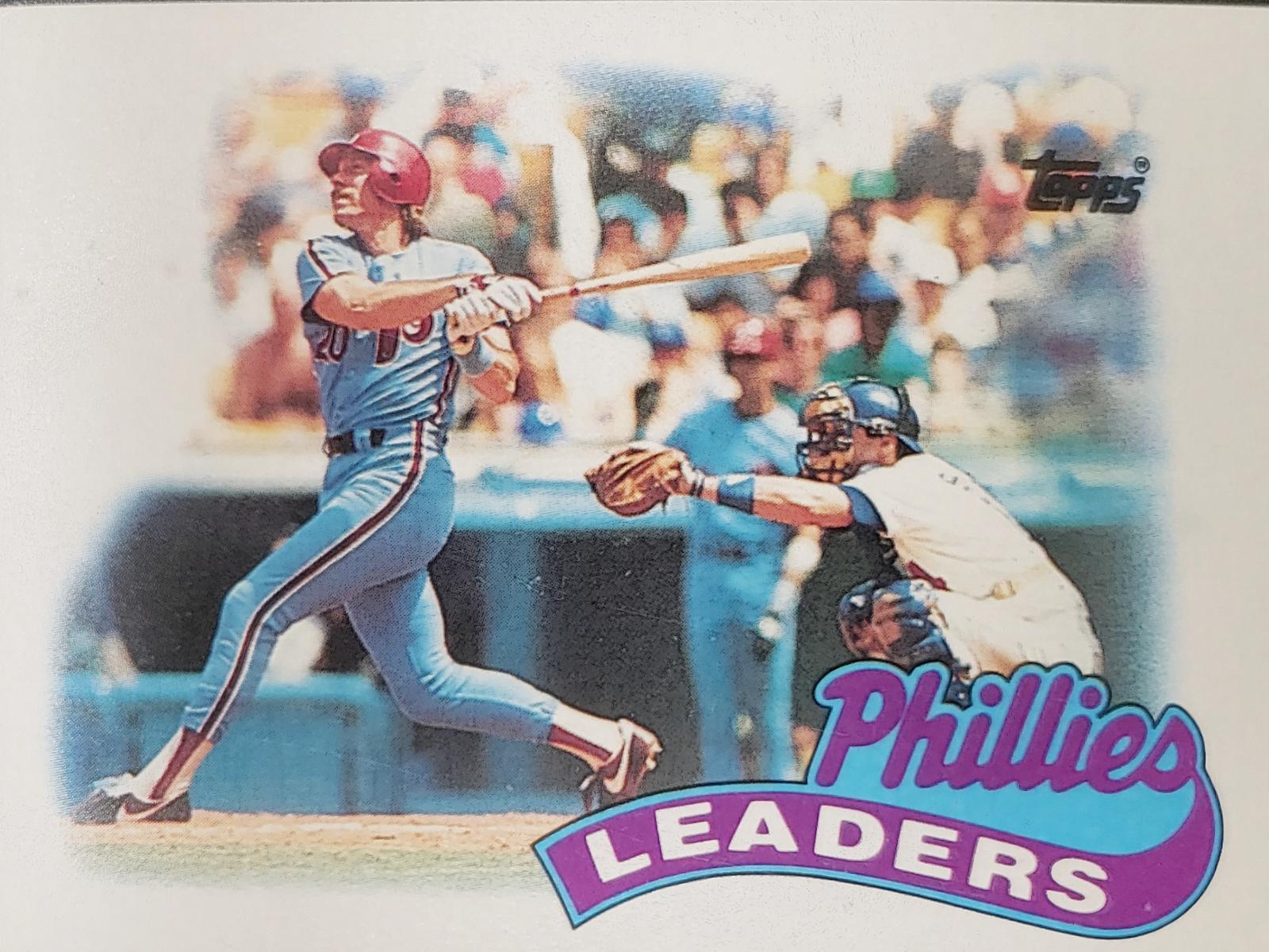 Phillies Leaders: Mike Schmidt #489 Baseball Cards 1989 Topps