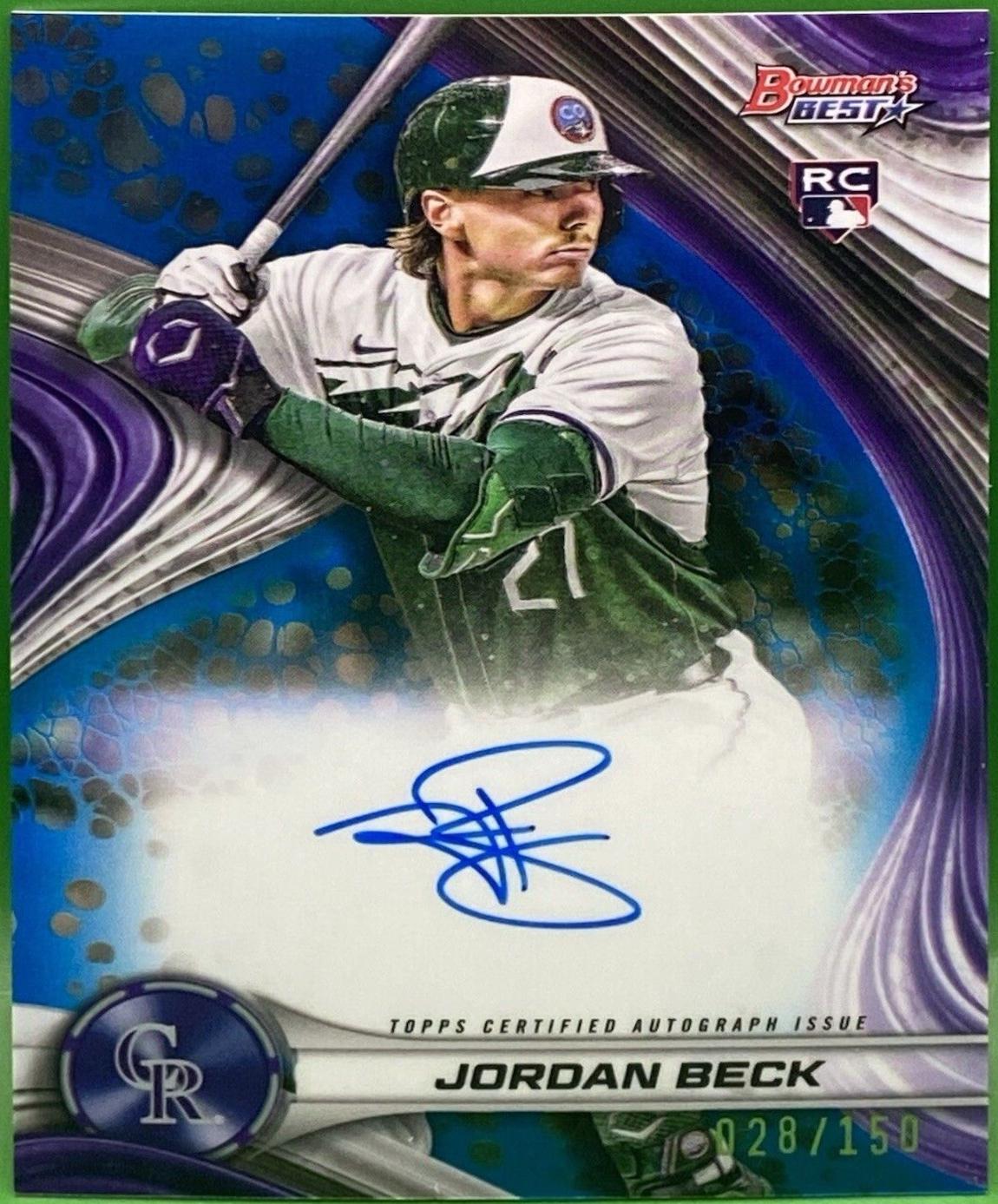 Jordan Beck [Blue Refractor] #B24-JB