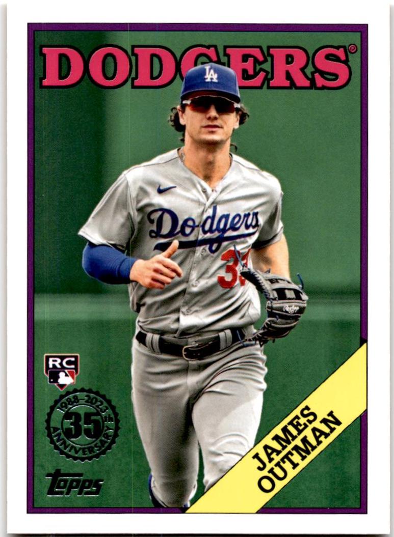 James Outman #88US-5 Baseball Cards 2023 Topps Update 1988
