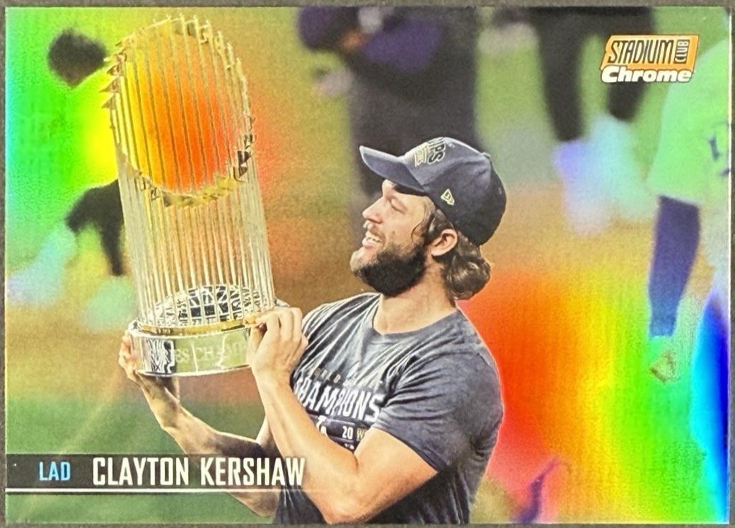 Clayton Kershaw [Orange Refractor Variation] #71