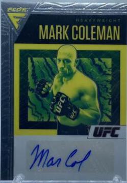 Mark Coleman #FA-MCM Ufc Cards 2021 Panini Chronicles UFC Flux Auto