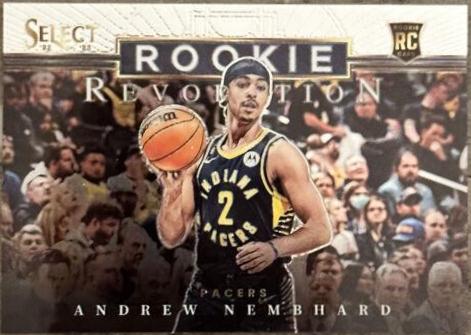 Andrew Nembhard #1 Basketball Cards 2022 Panini Select Rookie Revolution