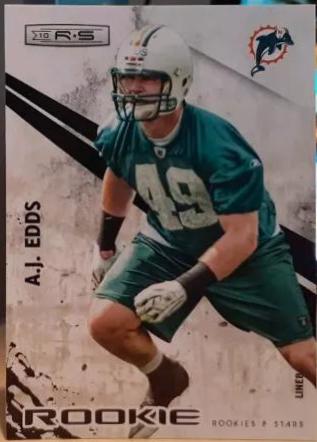 A.J. Edds #166 Football Cards 2010 Panini Rookies & Stars