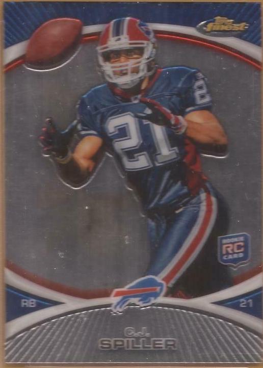 C.J. Spiller #7 Football Cards 2010 Topps Finest