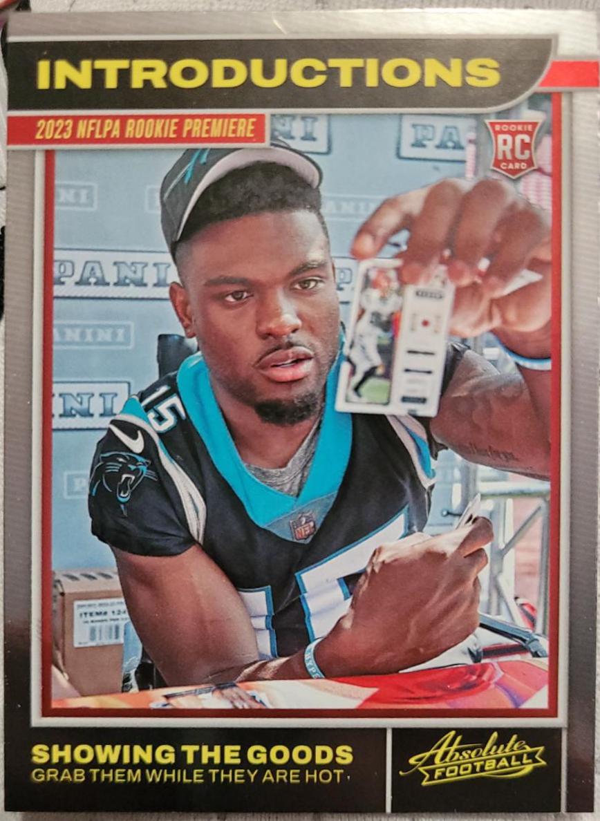 Jonathan Mingo #5 Football Cards 2023 Panini Absolute Introductions
