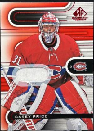 Carey Price #35 2022-23 SP Game Used Hockey