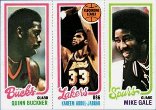Quinn Buckner / Kareem Abdul-Jabbar / Mike Gale #133 / 147 / 207