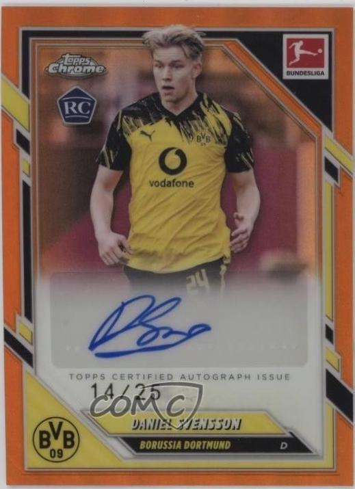 Daniel Svensson #BA-DS 2025 Topps Chrome Bundesliga Autograph Soccer