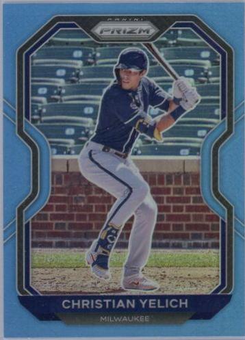 Christian Yelich #242 2021 Panini Prizm Baseball