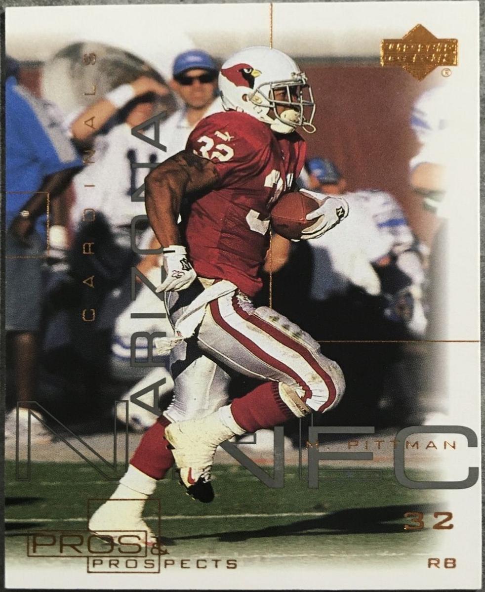 Michael Pittman #2 Football Cards 2000 Upper Deck Pros & Prospects