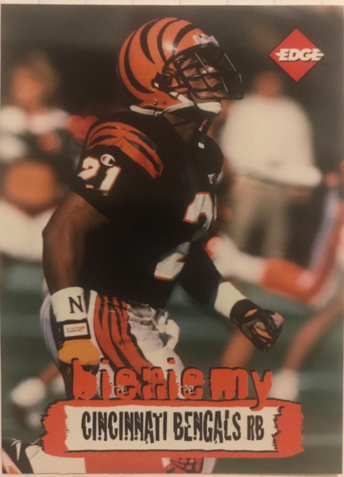 Eric Bieniemy #38 Football Cards 1996 Collector's Edge