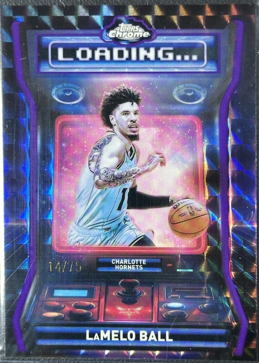 LaMelo Ball [Refractor Purple Geometric] #LD-8