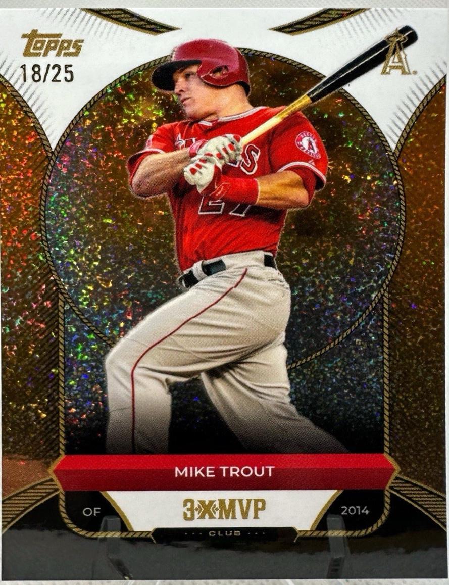 Mike Trout [Orange Stardust Foil] #7