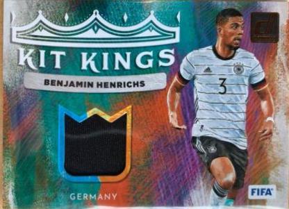 Benjamin Henrichs #KK-BHE Soccer Cards 2022 Panini Donruss Kit Kings