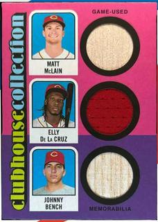 Elly De La Cruz / Matt McLain / Johnny Bench