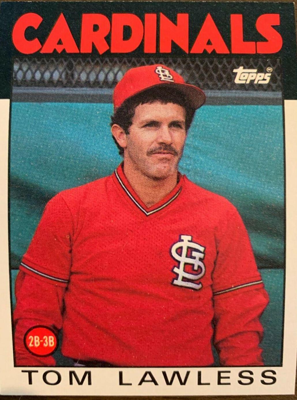 Tom Lawless #228 Baseball Cards 1986 Topps
