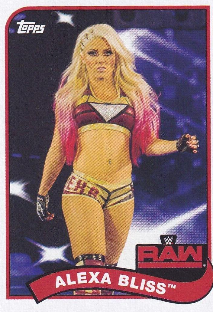Alexa Bliss #3 Wrestling Cards 2018 Topps WWE Heritage