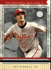 Pat Burrell #5 Baseball Cards 2003 Fleer Patchworks Prices