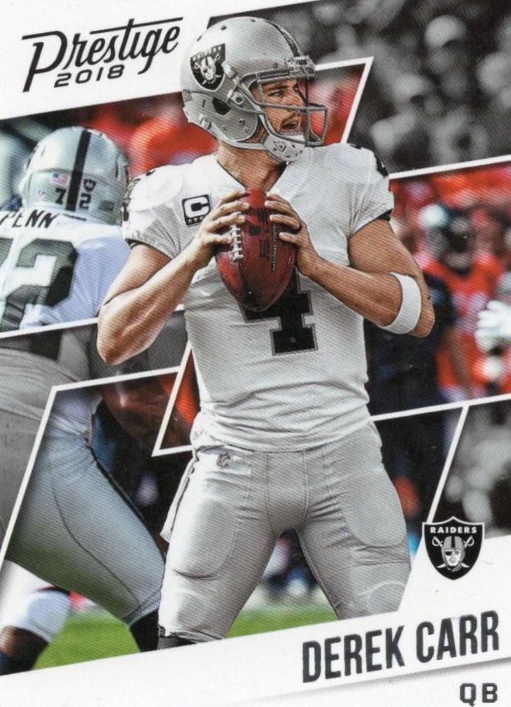 Derek Carr #182 2018 Panini Prestige Football