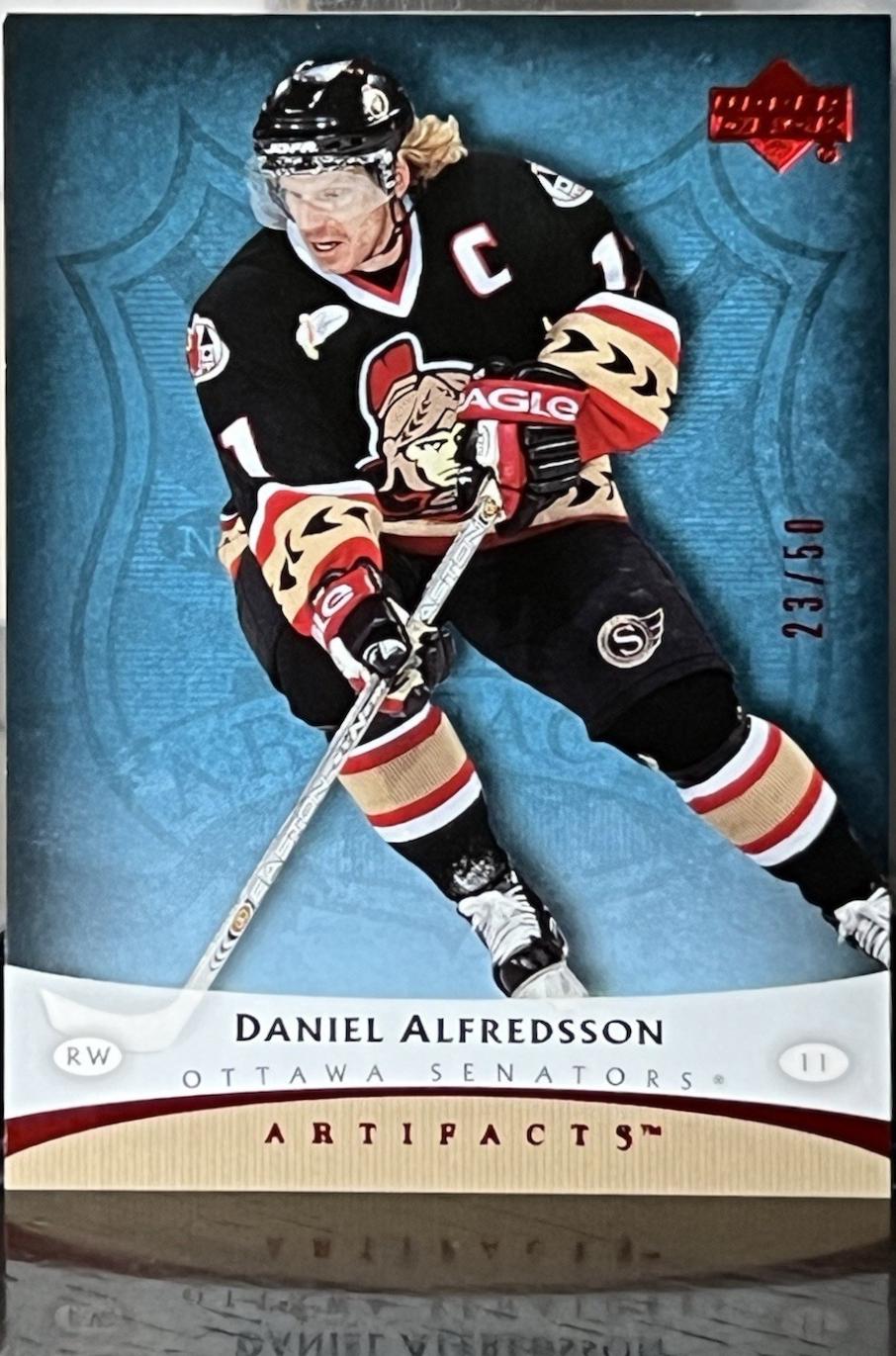 Daniel Alfredsson #68 2005 Upper Deck Artifacts Hockey