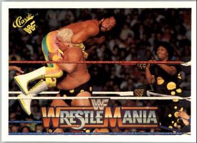 Dusty Rhodes, 'Macho King' Randy Savage #125 Wrestling Cards 1990 Classic WWF The History of Wrestlemania