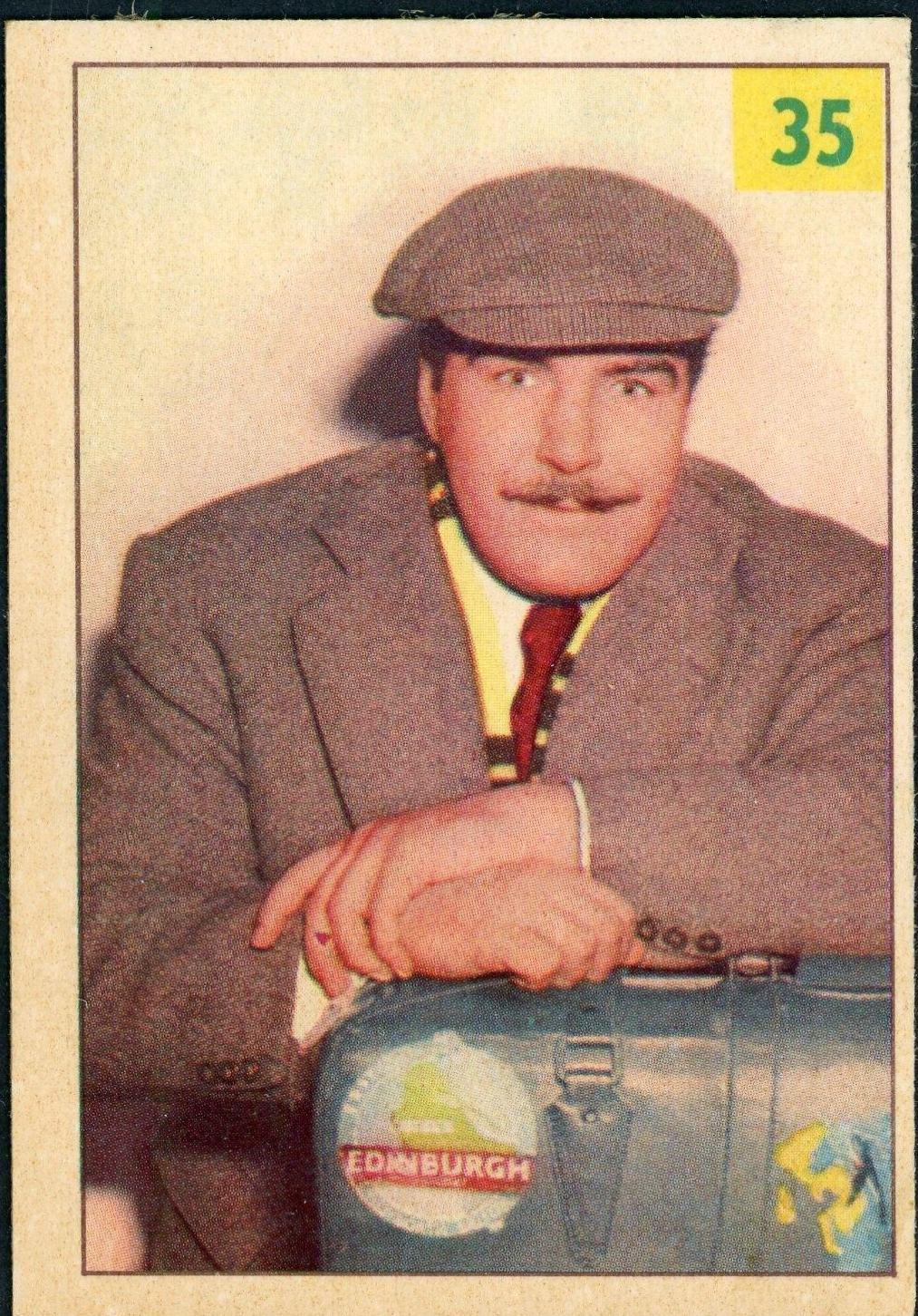 Allan Garfield #35 Wrestling Cards 1955 Parkhurst