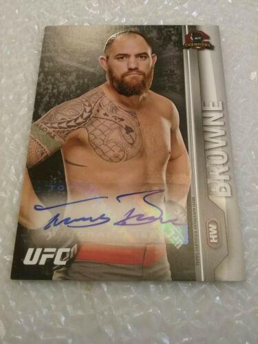 Travis Browne #FA-TB Ufc Cards 2015 Topps UFC Champions Autographs