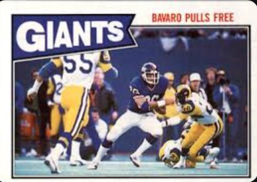New York Giants #9 Football Cards 1987 Topps