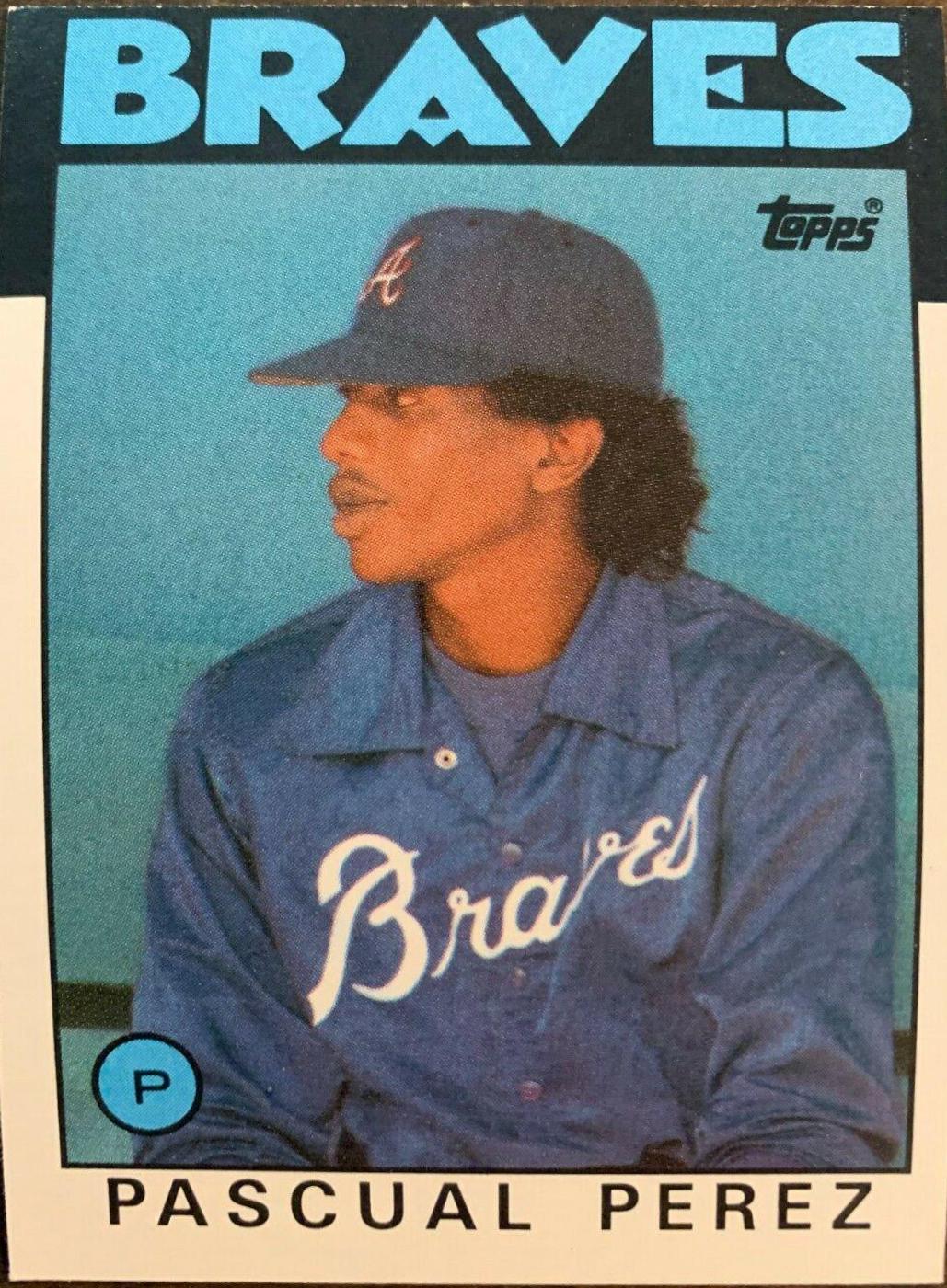Pascual Perez #491 Baseball Cards 1986 Topps