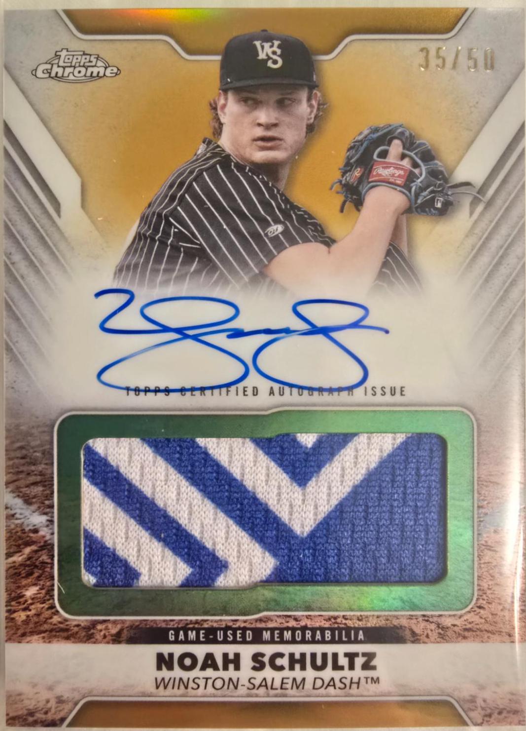 Noah Schultz [Gold Refractor] #PDJAR-NS Prices | 2025 Topps Pro 