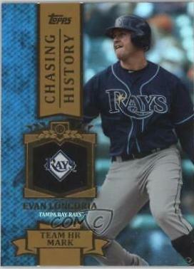 Evan Longoria #CH-12 Baseball Cards 2013 Topps Chasing History