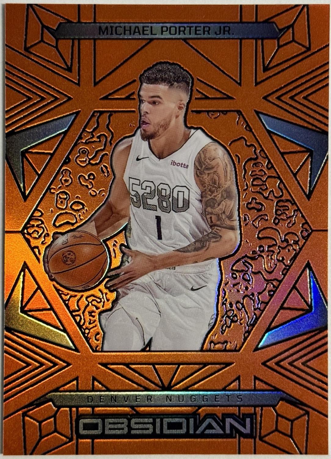 Michael Porter Jr. [Orange] #36 Prices | 2024 Panini Obsidian