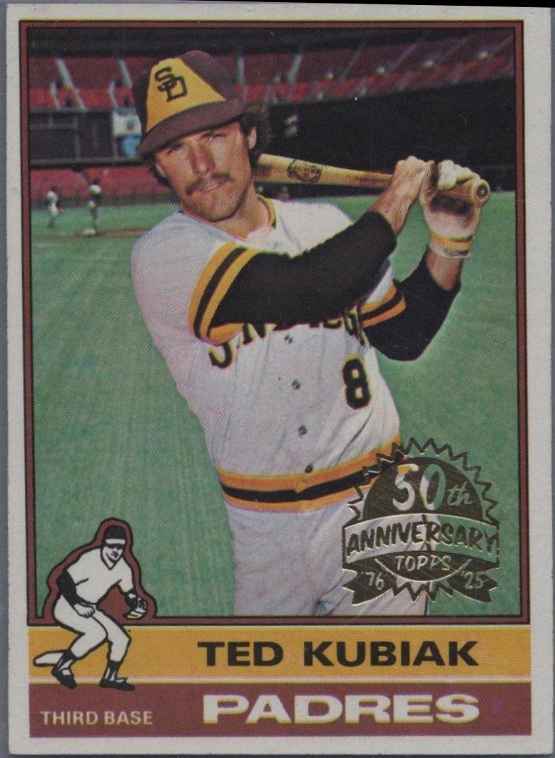 Ted Kubiak #578 2025 Topps Heritage 50th Anniversary Buybacks Baseball