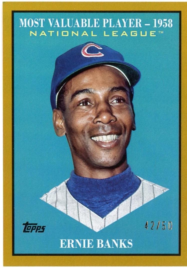 Ernie Banks [Gold Foil] #MV-37