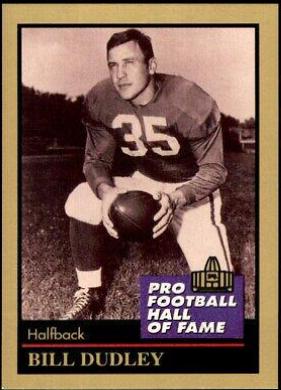 Bill Dudley #37 Football Cards 1991 Enor Pro HOF