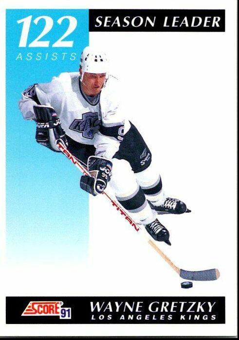 Wayne Gretzky #295 Hockey Cards 1991 Score Canadian