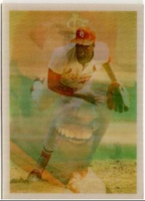Bob Gibson #42 Baseball Cards 1986 Sportflics Decade Greats