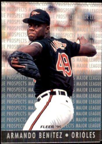 Armando Benitez #4 Baseball Cards 1995 Fleer