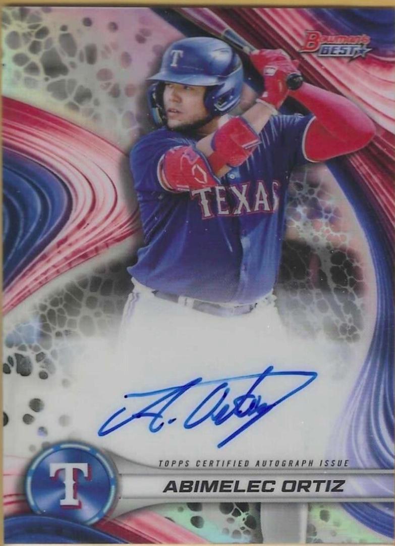 Abimelec Ortiz #B24-AO Baseball Cards 2024 Bowman's Best of 2024 Autograph
