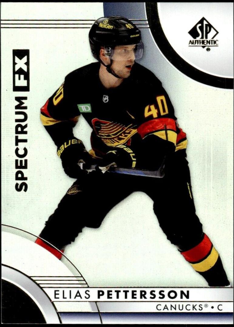 Elias Pettersson #S-7 2023-24 SP Authentic Hockey Spectrum FX