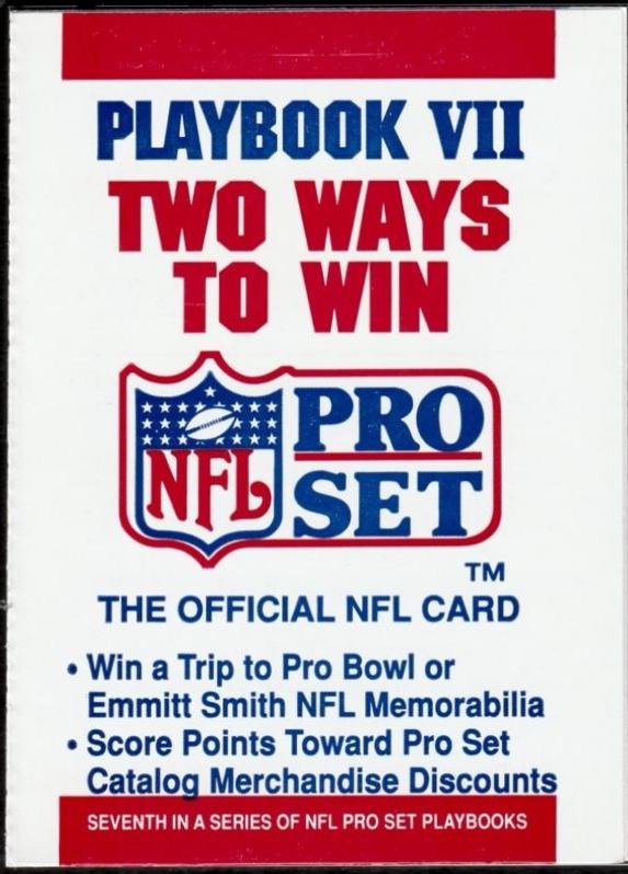 Playbook VII Football Cards 1992 Pro Set