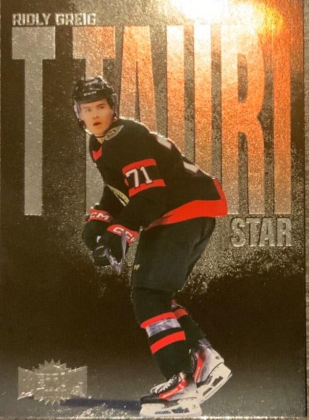 Ridly Greig #TTP-12 Hockey Cards 2023 SkyBox Metal Universe T Tauri Phase