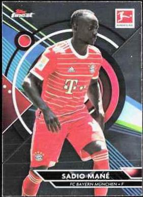 Sadio Mane #118 2022 Topps Finest Bundesliga Soccer