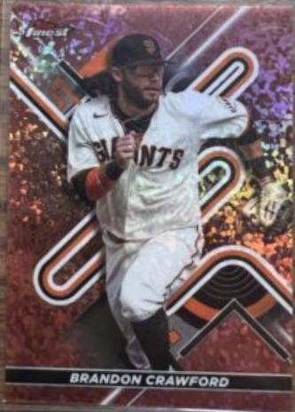 Brandon Crawford [Rose Gold Mini Diamond Refractor] #85