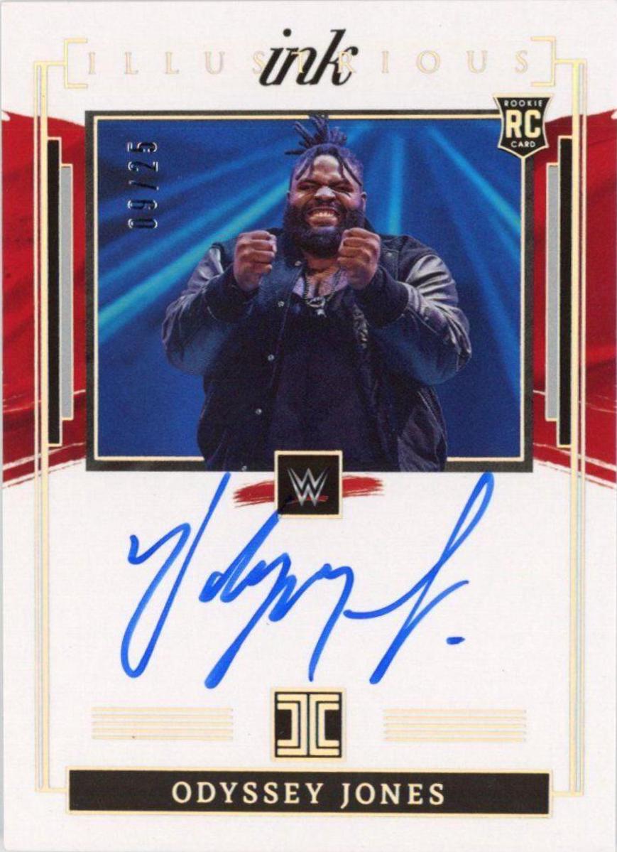 Odyssey Jones #IL-ODY Wrestling Cards 2022 Panini Impeccable WWE Illustrious Ink Autographs